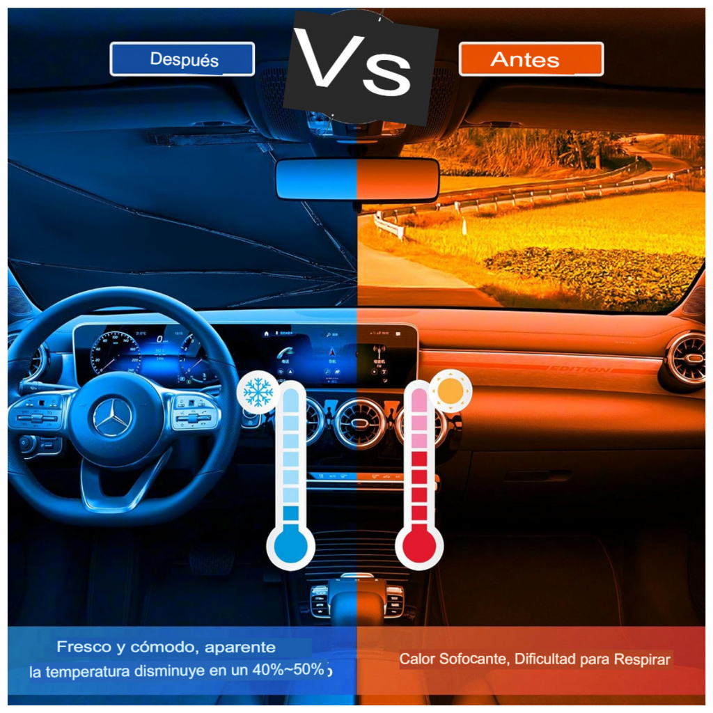 Parasol Retráctil Parabrisas